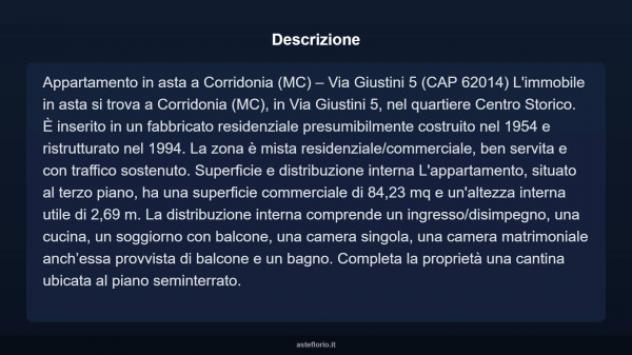 Immobile in asta di 84 m² in vendita a Corridonia - Foto 6