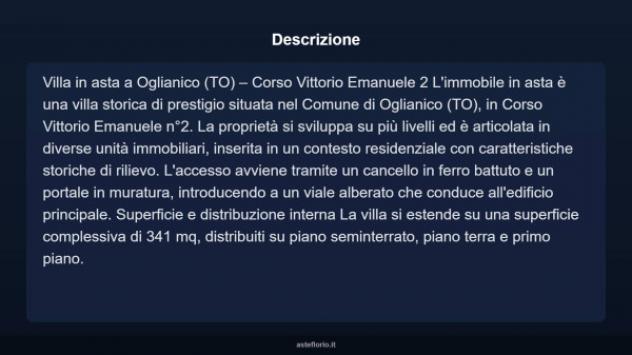 Immobile in asta di 341 m² con più di 5 locali e box auto doppio in vendita a Oglianico - Foto 12