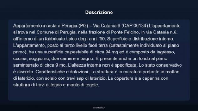Immobile in asta di 94 m² in vendita a Perugia - Foto 9