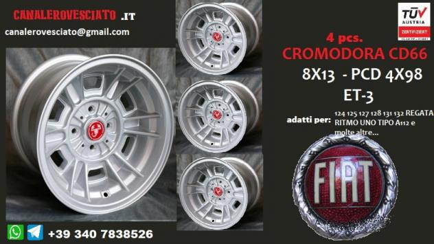 Cerchi cromodora cd66 8x13 4x98 et-3 FIAT