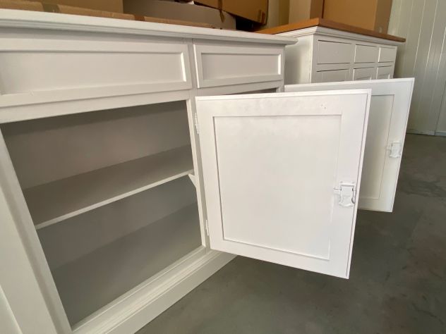 NUOVA CREDENZA DI VERO LEGNO CON 3 PORTE E 3 CASSETTI - Foto 7