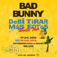 Biglietti Bad Bunny Milano 17 luglio 2026 gold circle
