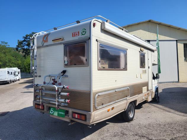 CAMPER CI FORD MANSARDATO DOPPIA DINETTE FOTOVOLTAICO TENDALINO GENERALI USATO - Foto 5
