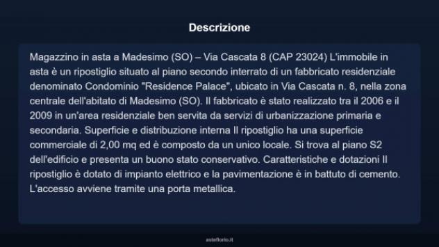 Immobile in asta di 2 m² in vendita a Madesimo - Foto 9