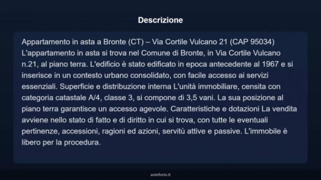 Immobile in asta di 52 m² in vendita a Bronte - Foto 3