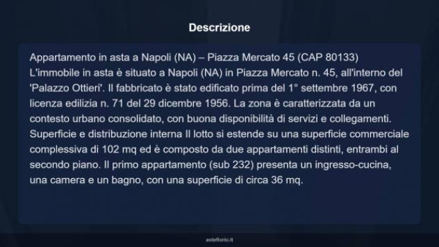 Immobile in asta di 102 m² in vendita a Napoli - Foto 13