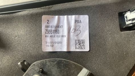 Specchietto retrovisore DX Citroen Jumpy del 2021(98087016XT) - Foto 5