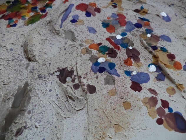 Elenart " il pesce innamorato " tecnica mista 50x50 - Foto 3
