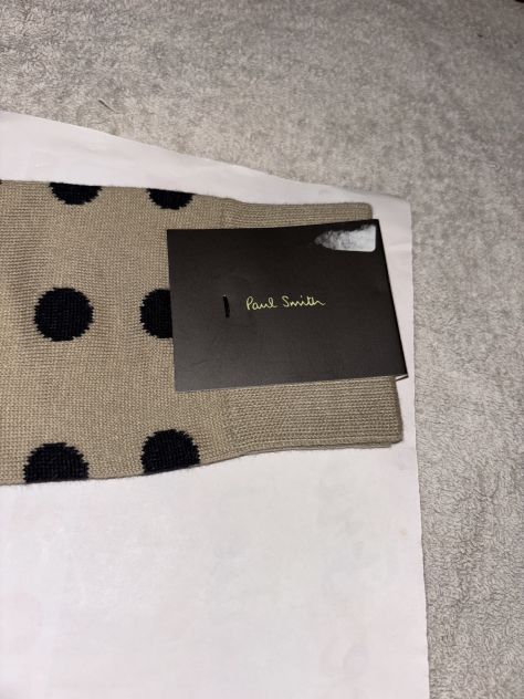 CALZE NUOVE DA UOMO IN COTONE FIRMATE ORIGINALI”PAUL SMITH”MADE IN ITALY - Foto 4