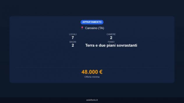 Immobile in asta di 130 m² con più di 5 locali in vendita a Carosino - Foto 16
