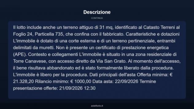Immobile in asta di 132 m² in vendita a Torre Canavese - Foto 5