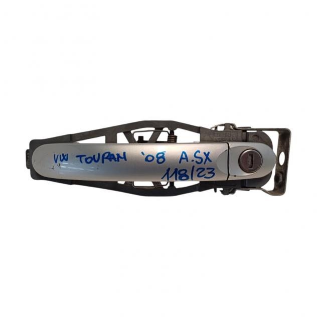 MANIGLIA ESTERNA ANTERIORE SINISTRA VOLKSWAGEN Touran 2° Serie 7H0837205DGRU (0710)