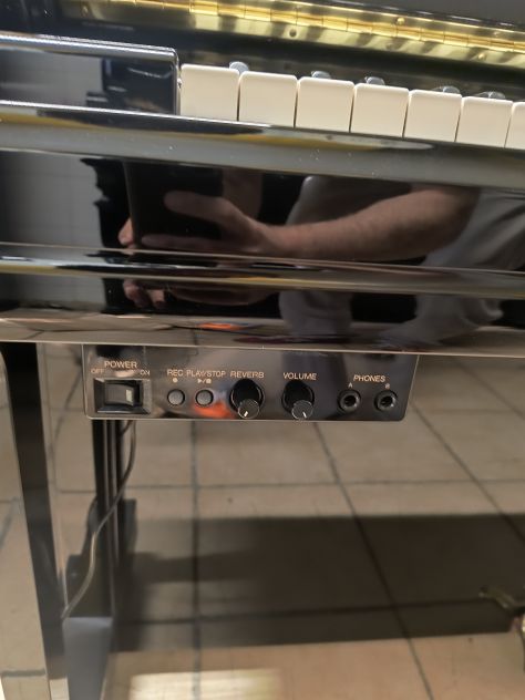 Pianoforte Yamaha YU1 silent originale SG con trasporto e panca inclusi - Foto 3