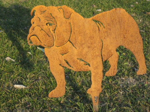 Bulldog sagoma da giardino