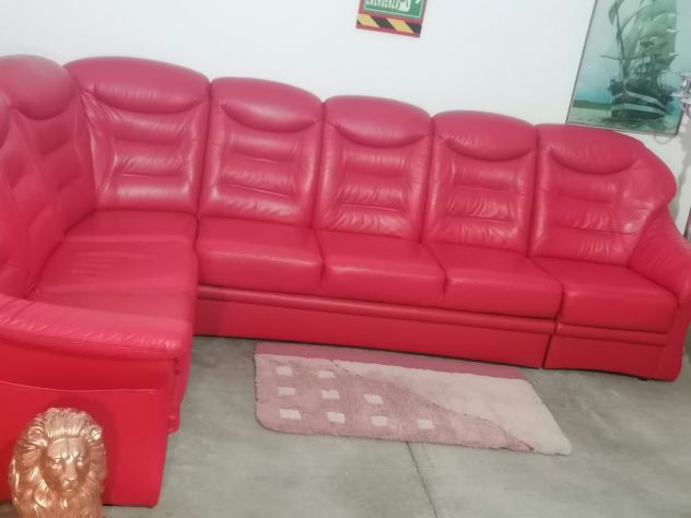 AMPIO divano LETTO in pelle ! CONSEGNA - Foto 2