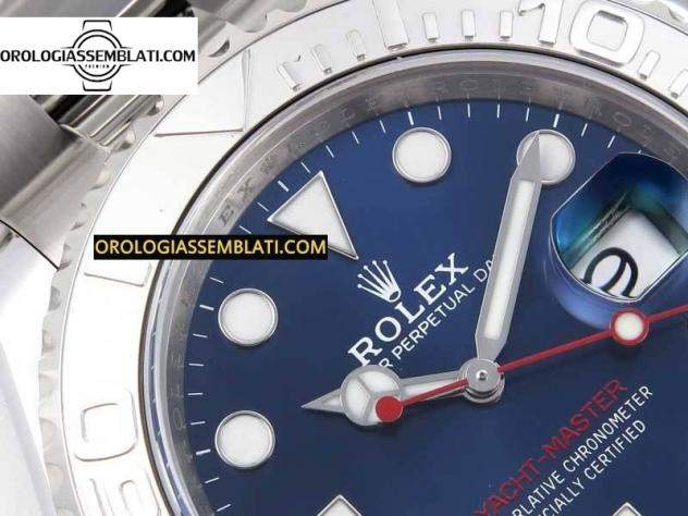 Replica Rolex YACHT-MASTER 126622 1:1 BEST EDITION QUADRANTE BLU IN ACCIAIO 904L SU BRACCIALE SS 3235 - Foto 13