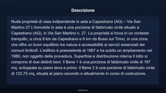 Immobile in asta di 309 m² in vendita a Capestrano - Foto 17