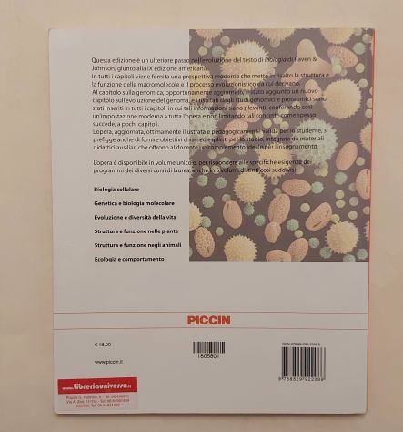 Biologia cellulare di Mason,Losos,Singer, Raven, Johnson Ed.Piccin, 2013 - Foto 2