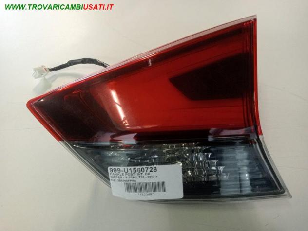 FANALE POST. INT. DX 999-U1560728 Parti elettriche Fanaleria Fanali Fanale post. dx. NISSAN - X-TRAIL T32 - 2017