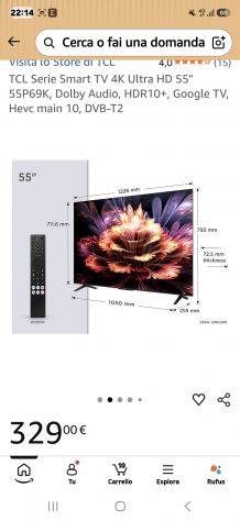 Smart TV 55 pollici tcl nuova - Foto 2