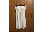 MINI ABITO NUOVO SENZA SPALLINE IN PIZZO BIANCO ESTIVO MARCA”URBAN CLASSICS”XL