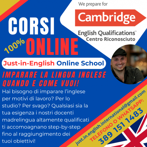 CORSI DI LINGUA INGLESE ONLINE CON DOCENTI MADRELINGUA