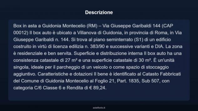 Immobile in asta di 27 m² in vendita a Guidonia Montecelio - Foto 4