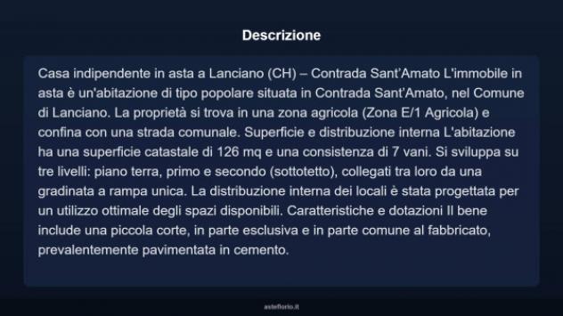 Immobile in asta di 126 m² in vendita a Lanciano - Foto 4