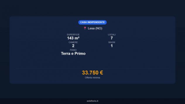 Immobile in asta di 143 m² con più di 5 locali in vendita a Lesa - Foto 17