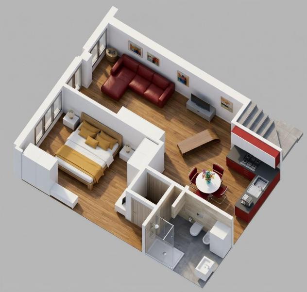 Appartamento in vendita a Colle di Val d'Elsa 50 mq Rif: 1454767