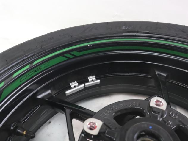 KAWASAKI Z 900 41073070646Y CERCHIO RUOTA POSTERIORE 17X5.50 ZR900S 25 - 26 REAR WHEEL - Foto 9