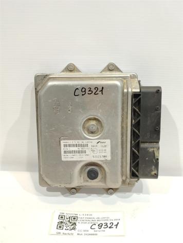 CENTRALINA MOTORE FIAT Panda 3° Serie 52121786 312A6000 benzina 964 (12)