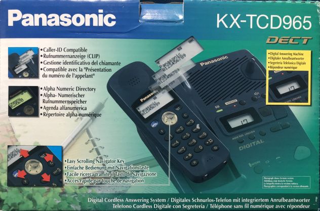 Telefono Cordless 900 MHz Panasonic KX-TCD965 - Foto 2