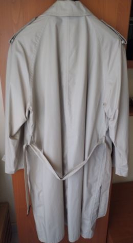 Trench da uomo Hudson Bay Beige Tg 54 Vinage anni ’80 come nuovo - Foto 4