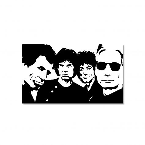 Quadro Pop Art dipinto a mano The Rolling Stones - Foto 2