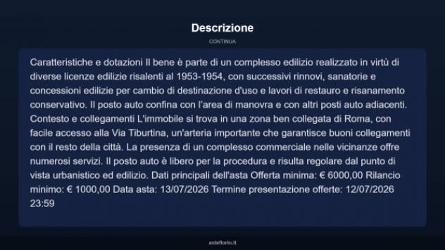 Immobile in asta di 13 m² in vendita a Roma - Foto 7