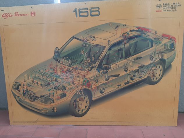ALFA ROMEO 166 PANNELLO DA OFFICINA/CONCESSIONARIA ORIGINALE - Foto 4