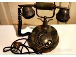 Telefono vintage in onice