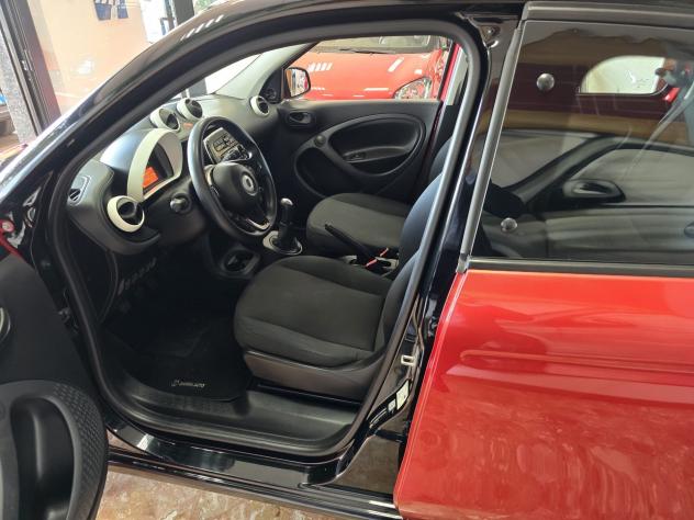 SMART FORFOUR 1.0 71CV RED CADIUM MET TRIDION NERO C.L.15 FATTURABILE IVA ESPOSTA OK NEOPATENTATI - Foto 5