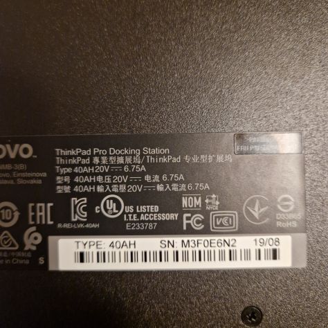 PREZZO SHOCK!!! ThinkPad Pro Docking Station 40AH COMPLETA - Foto 3