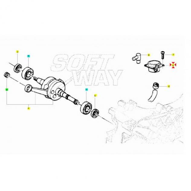 Compressore aria Piaggio Purejet 826949 - Foto 4