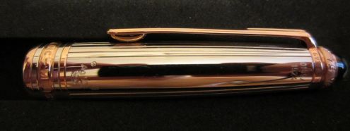 MONTBLANC PENNA STILOGRAFICA 75TH ANN. ARGENTO SERIE NUMERATA - Foto 5
