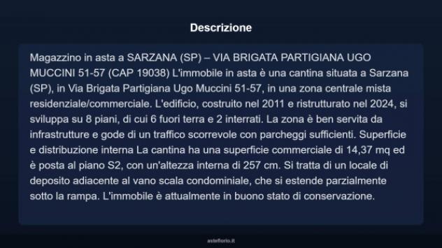 Immobile in asta di 14 m² in vendita a Sarzana - Foto 5