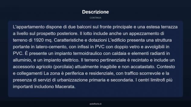 Immobile in asta di 134 m² con più di 5 locali in vendita a Corridonia - Foto 12