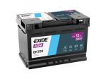 Batteria Auto Exide 72Ah 760A Agm 12v = Fiamm Varta Bosch 72AH AGM