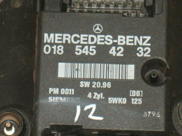 0185454232 ECU Centralina Mercedes W202 Classe C180 cod 0185454232 5WK9125 - Foto 2