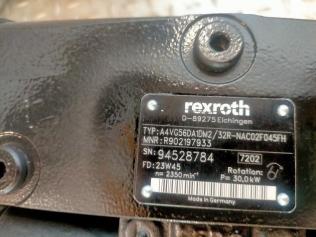 Pompa Rexroth A4VG56DA1DM2/32R-NAC02F045FH - Foto 4
