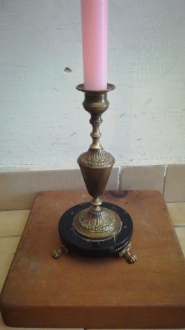 Candelabro antico con sospensione a candela - Foto 2