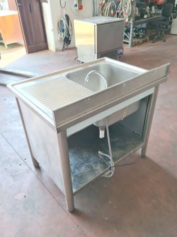 lavatoio armadiato per gastronomia usato - Foto 2