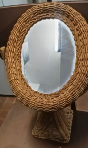Specchiera in vimini - Foto 2